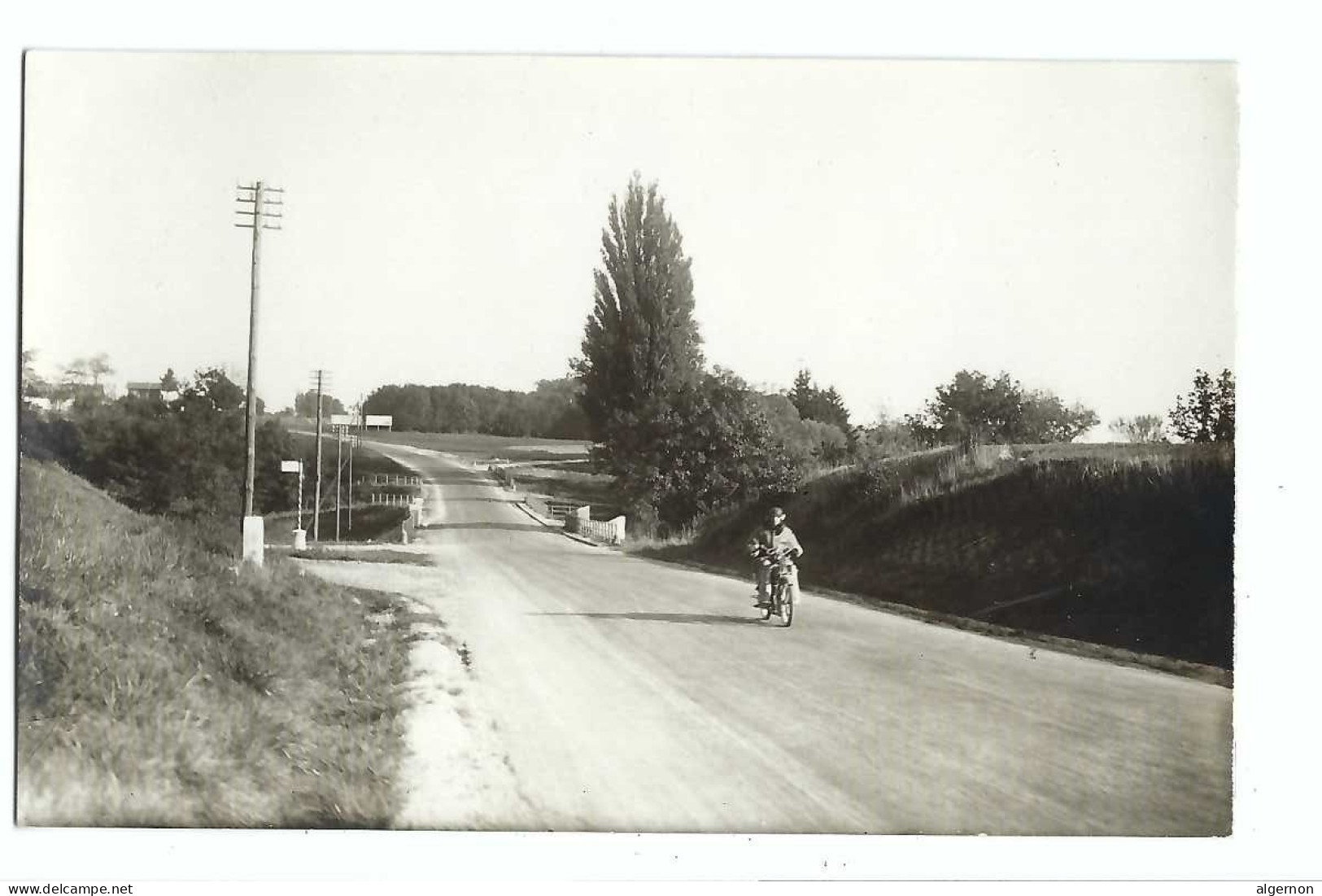 32374 - Carte Photo Croisée St-Sulpice Denges Moto - Saint-Sulpice