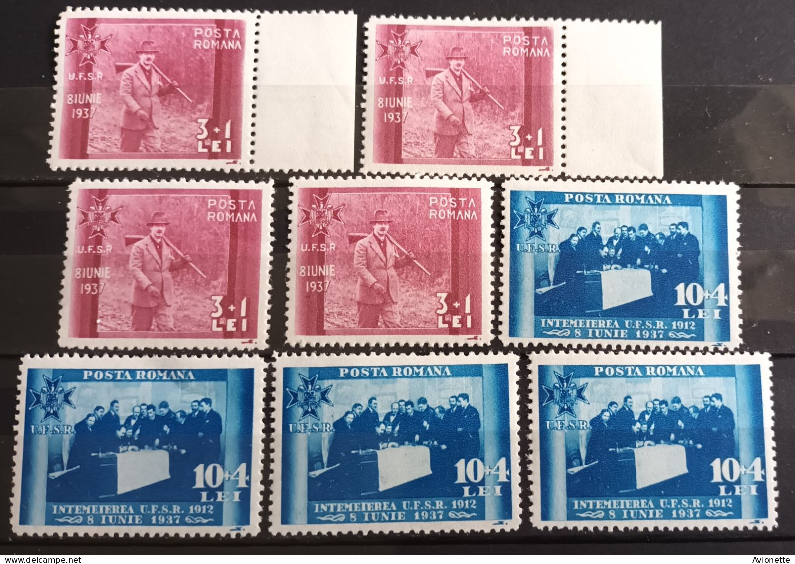 Romana 1937 (8 Timbres Neufs) - Neufs