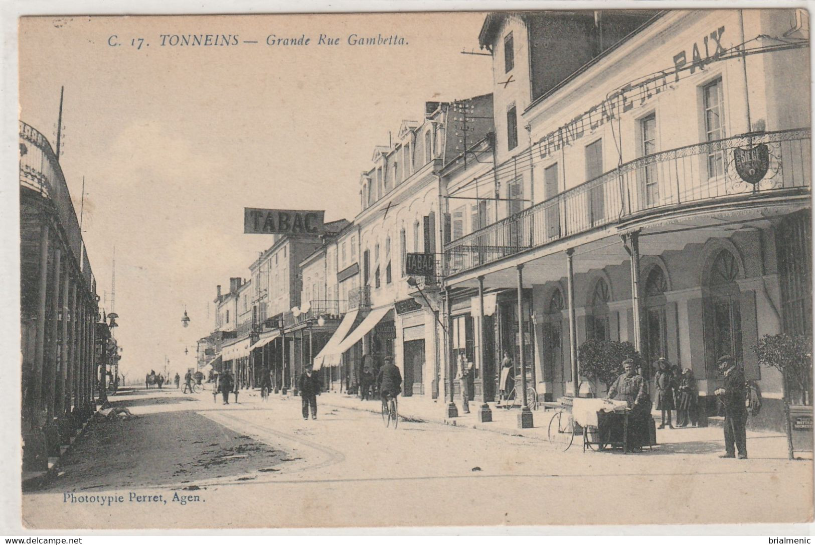 TONNEINS  Grande Rue Gambetta - Tonneins