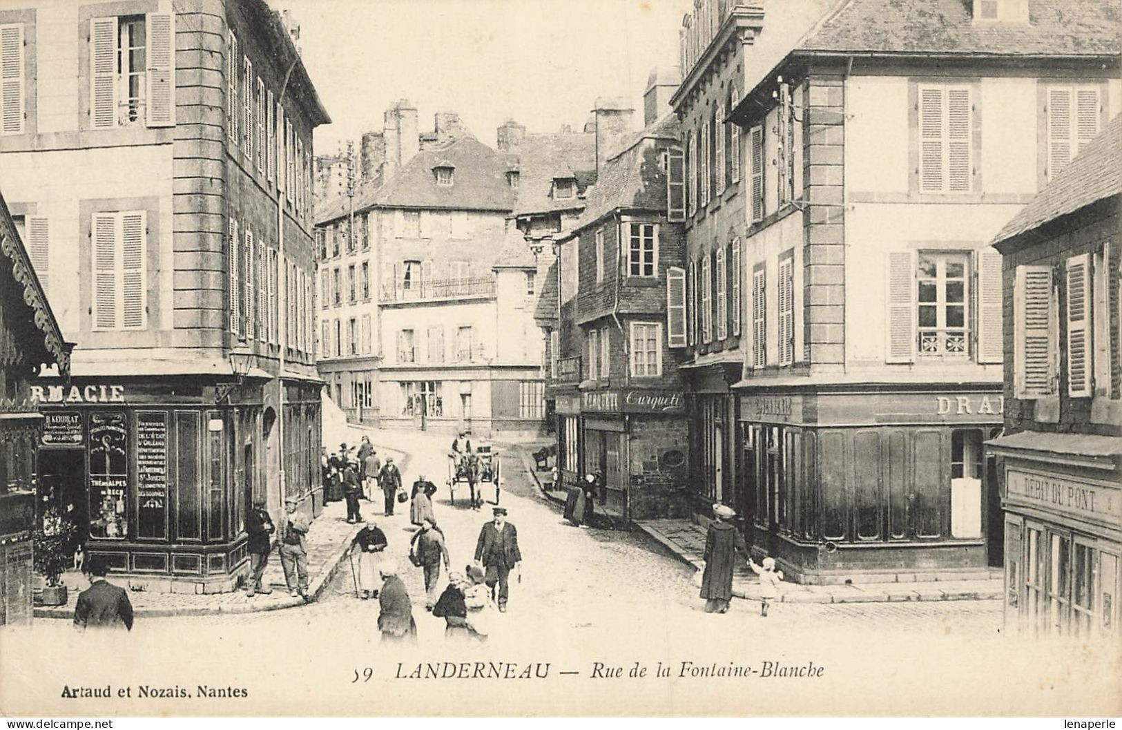 D7675 Landerneau Rue De La Fontaine Blanche - Landerneau
