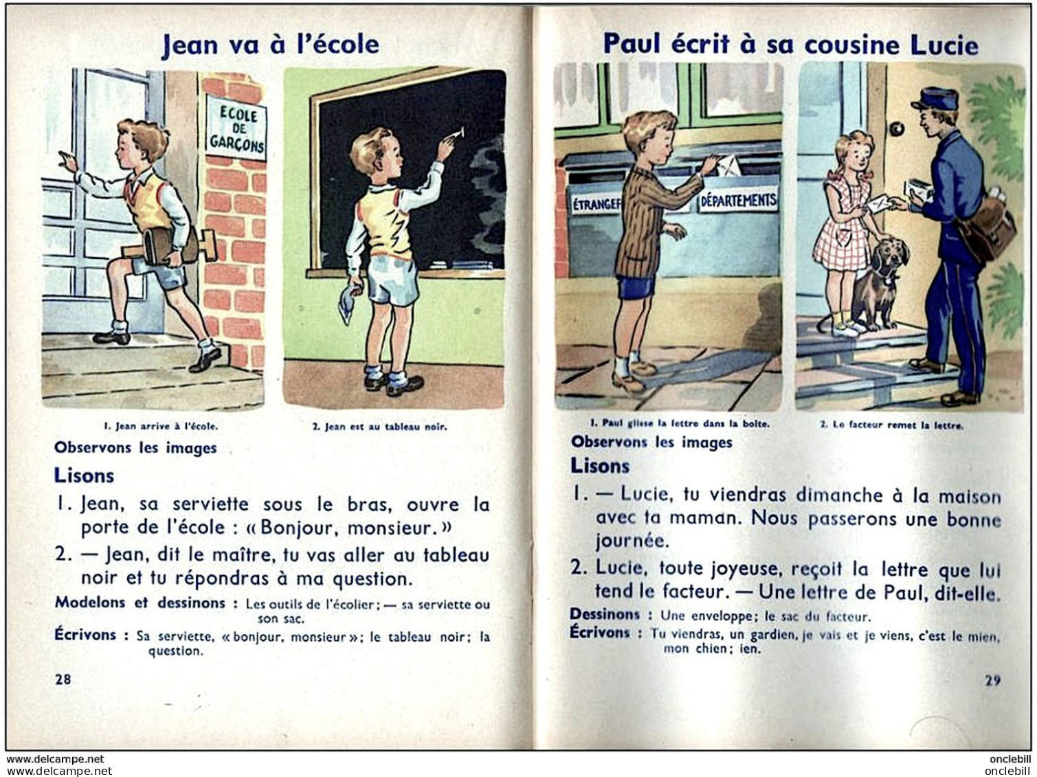 Livre Apprentissage Lecture Enfantine Nos Belles Images Nathan 1953 15x22 Cm 32 Pages état Superbe - 6-12 Anni