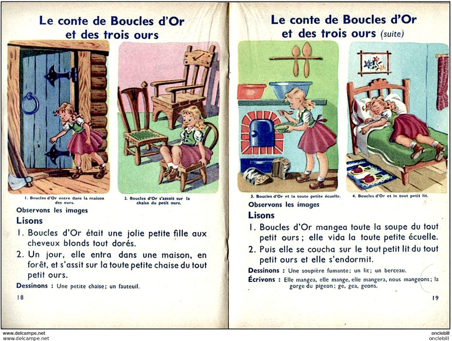 livre apprentissage lecture enfantine nos belles images nathan 1953 15x22 cm 32 pages état superbe