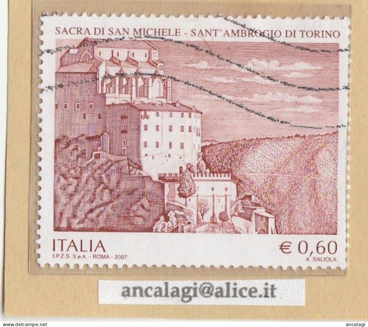 USATI ITALIA 2007 - Ref.1069A "ABBAZIA DI SANT'AMBROGIO" 1 Val. - - 2001-10: Oblitérés