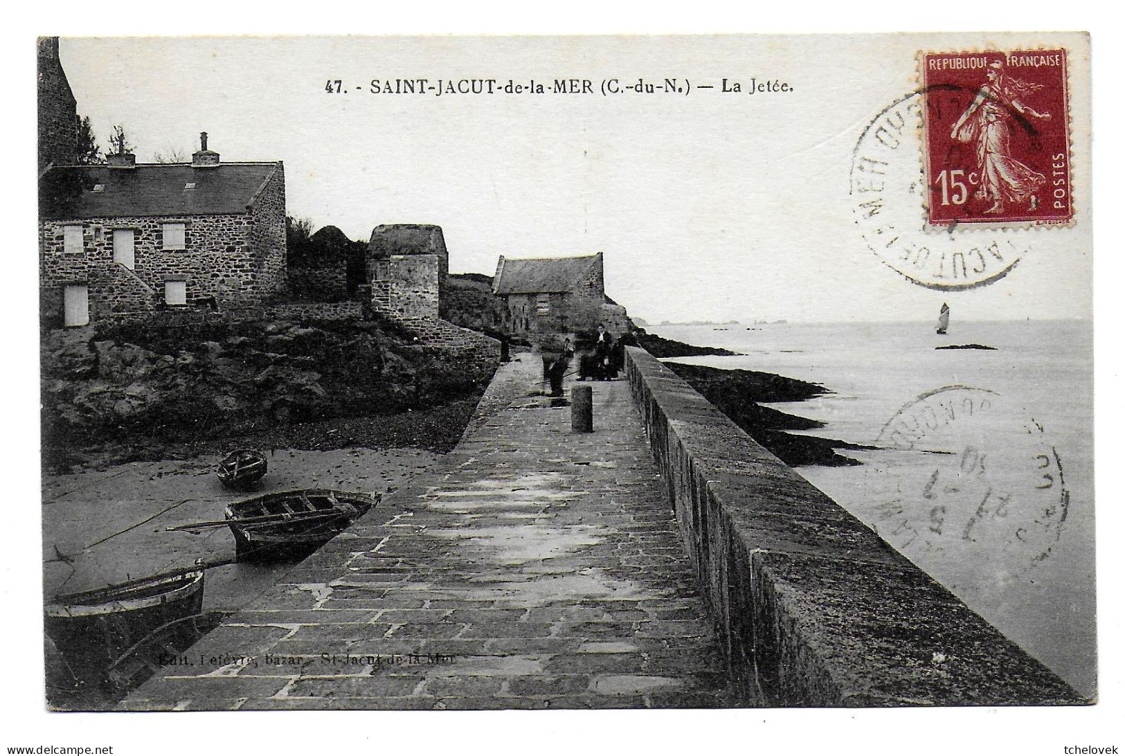 (22). Saint-Jacu-de-la-Mer. (1) 47 La Jetée. - Saint-Jacut-de-la-Mer