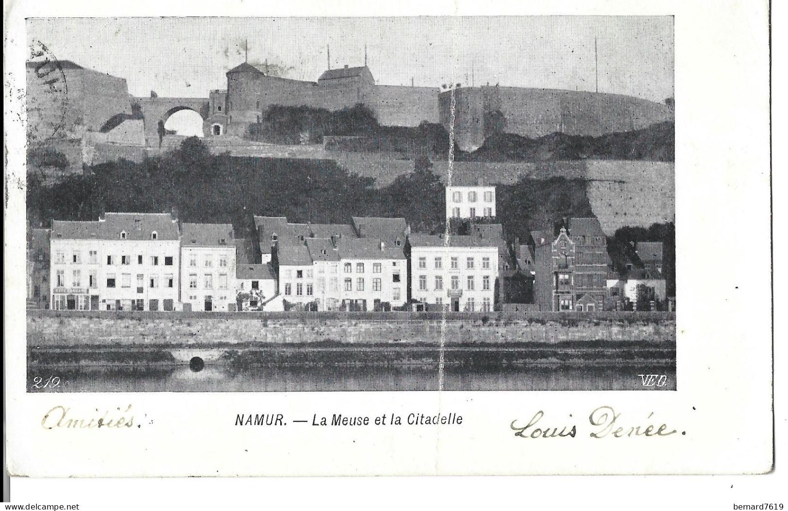 Belgique -  Namur -  La Meuse Et La Citadelle - Namur