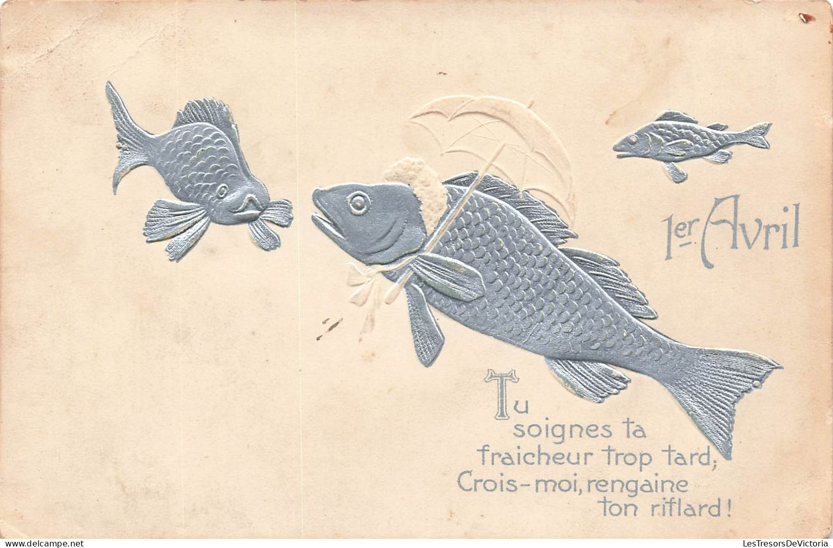 FETES - VOEUX - 1er Avril - Poissons - Carte Postale Ancienne - Erster April