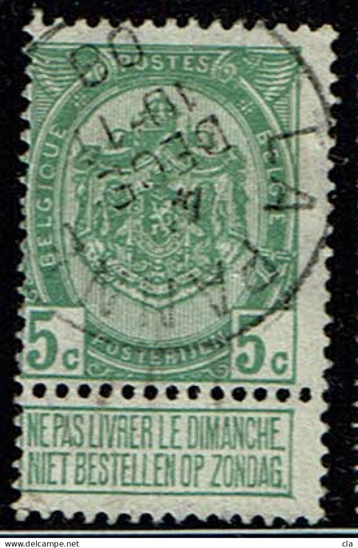 83  Obl La Panne  + 8 - 1893-1907 Wappen