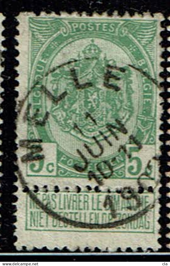 83  Obl Melle  + 8 - 1893-1907 Wapenschild