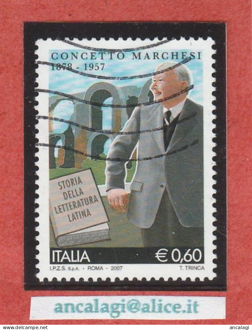 USATI ITALIA 2007 - Ref.1070 "CONCETTO MARCHESI" 1 Val. - - 2001-10: Oblitérés