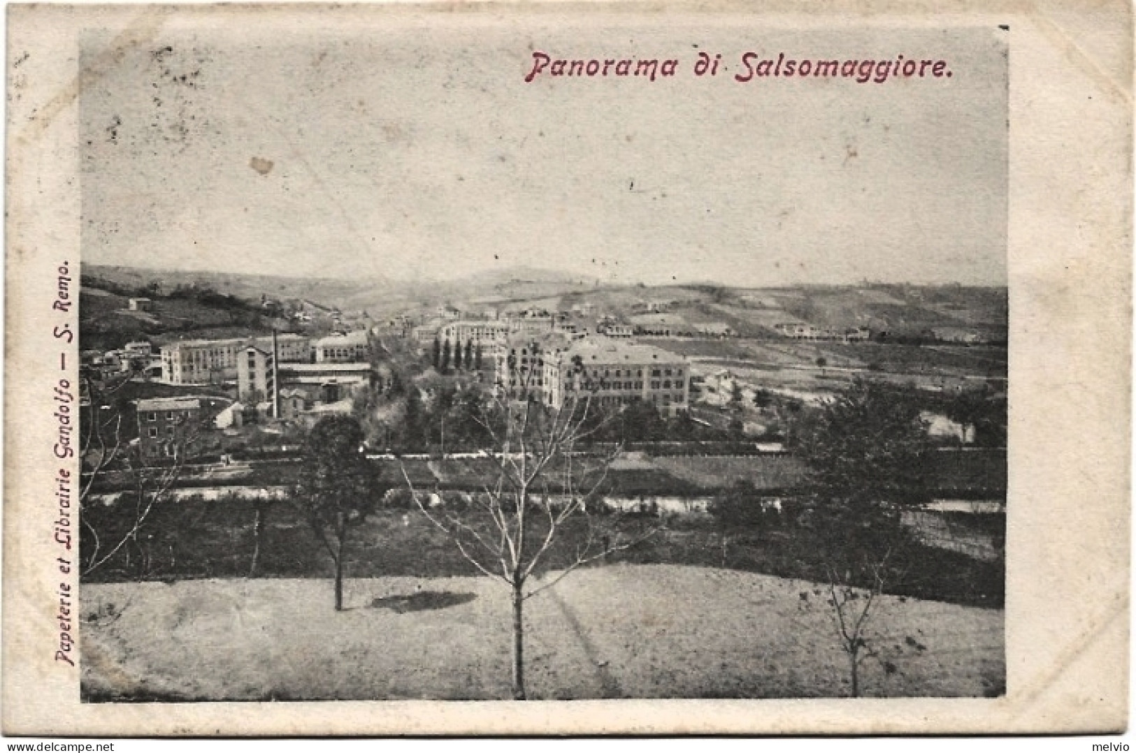 1900-Salsomaggiore Panorama,viaggiata - Parma