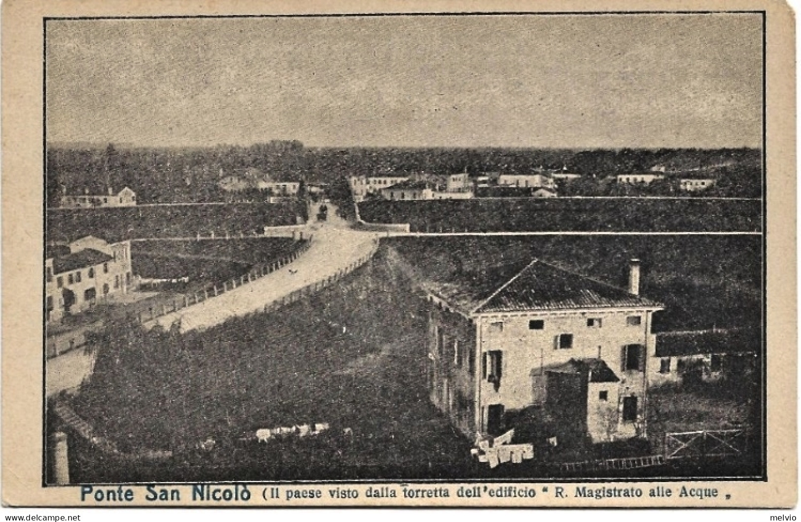 1920circa-Padova Ponte San Nicolò (il Paese Visto Dalla Torretta Dell'edificio R - Padova (Padua)