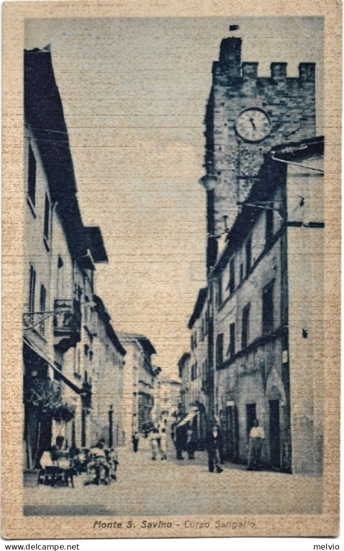 1920circa-Arezzo Monte S.Savino Corso Sangallo - Arezzo