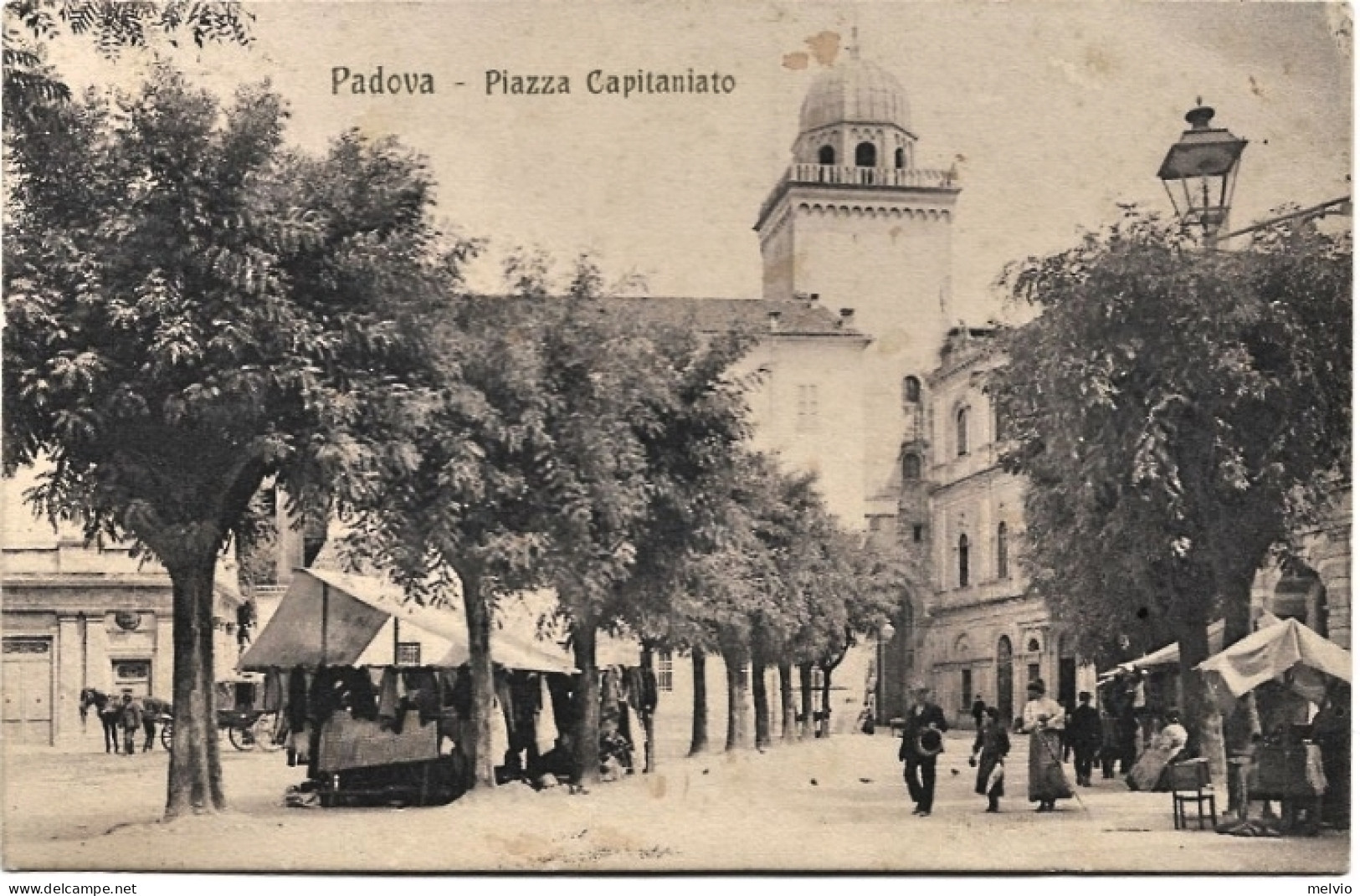 1915-Padova Piazza Capitaniato, Viaggiata - Padova