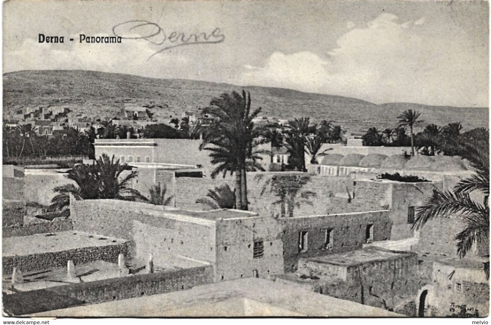 1913-Tripoli Derna Panorama - Libia