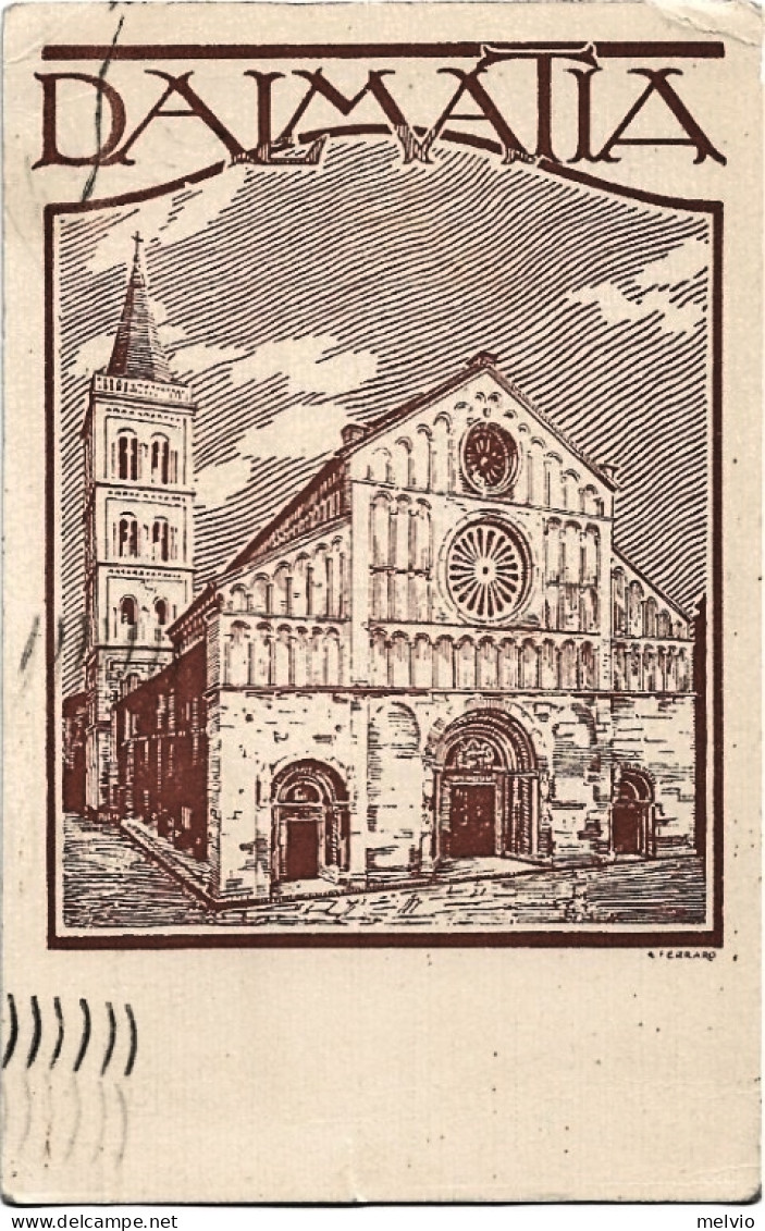 1946-Croazia Dalmatia Chiesa - Kroatien
