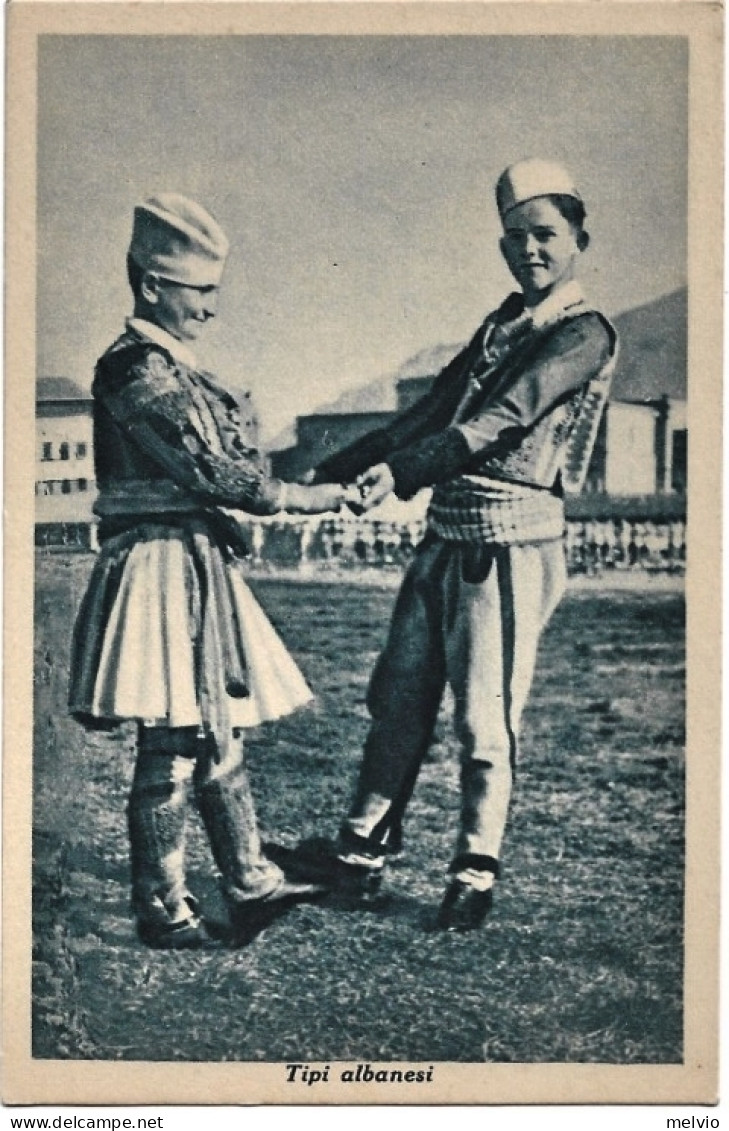 1939-Albania Danzatori In Costume - Albanien
