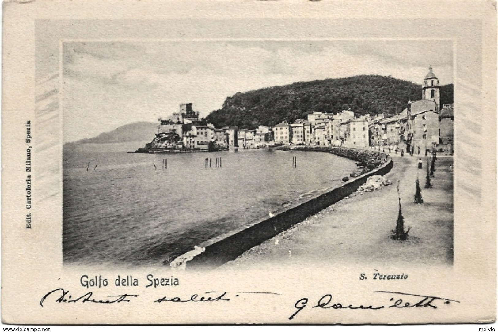 1901-La Spezia Golfo Della Spezia, Viaggiata - La Spezia