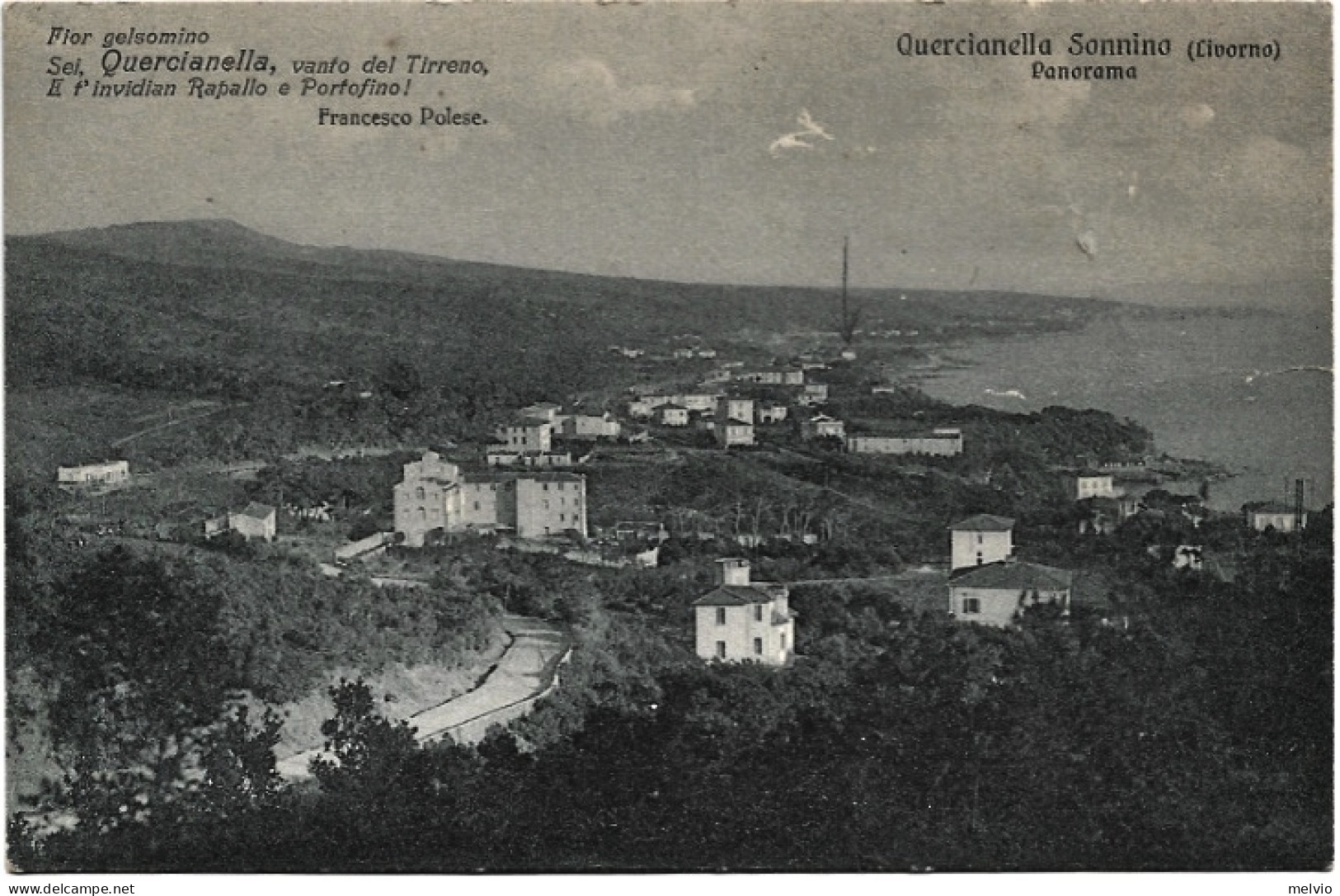 1920circa-Livorno Quercianella Sonnino ( Panorama ) - Livorno