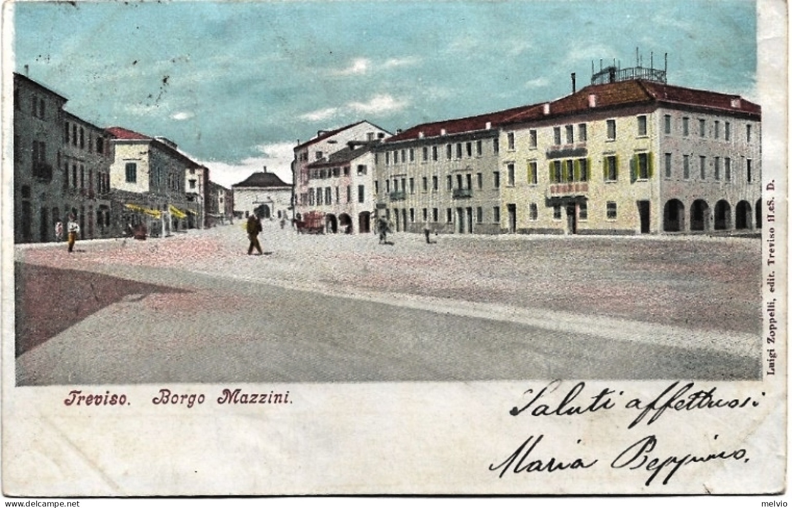 1920-Treviso Borgo Mazzini, Viaggiata - Treviso