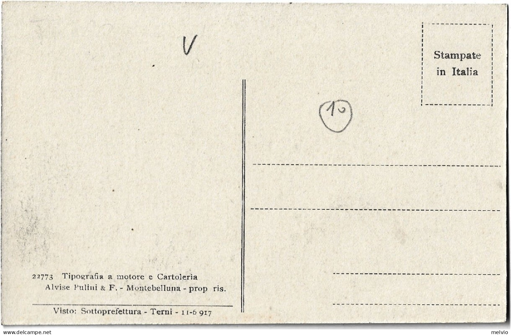 1920circa-Treviso Montebelluna Villa Van Axel Loredan Sui Ruderi Del Casteller - Treviso