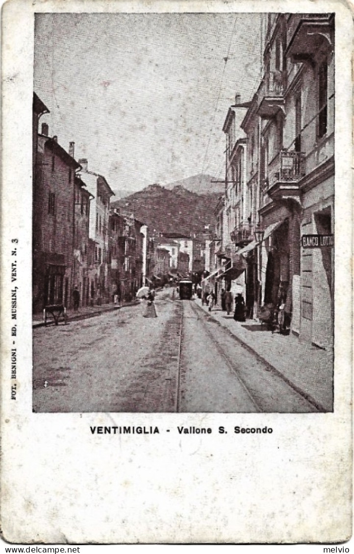 1922-Imperia Ventimiglia Vallone S.Secondo - Imperia