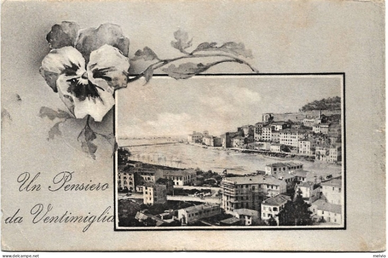 1920circa-Imperia Un Pensiero Da Ventimiglia - Imperia