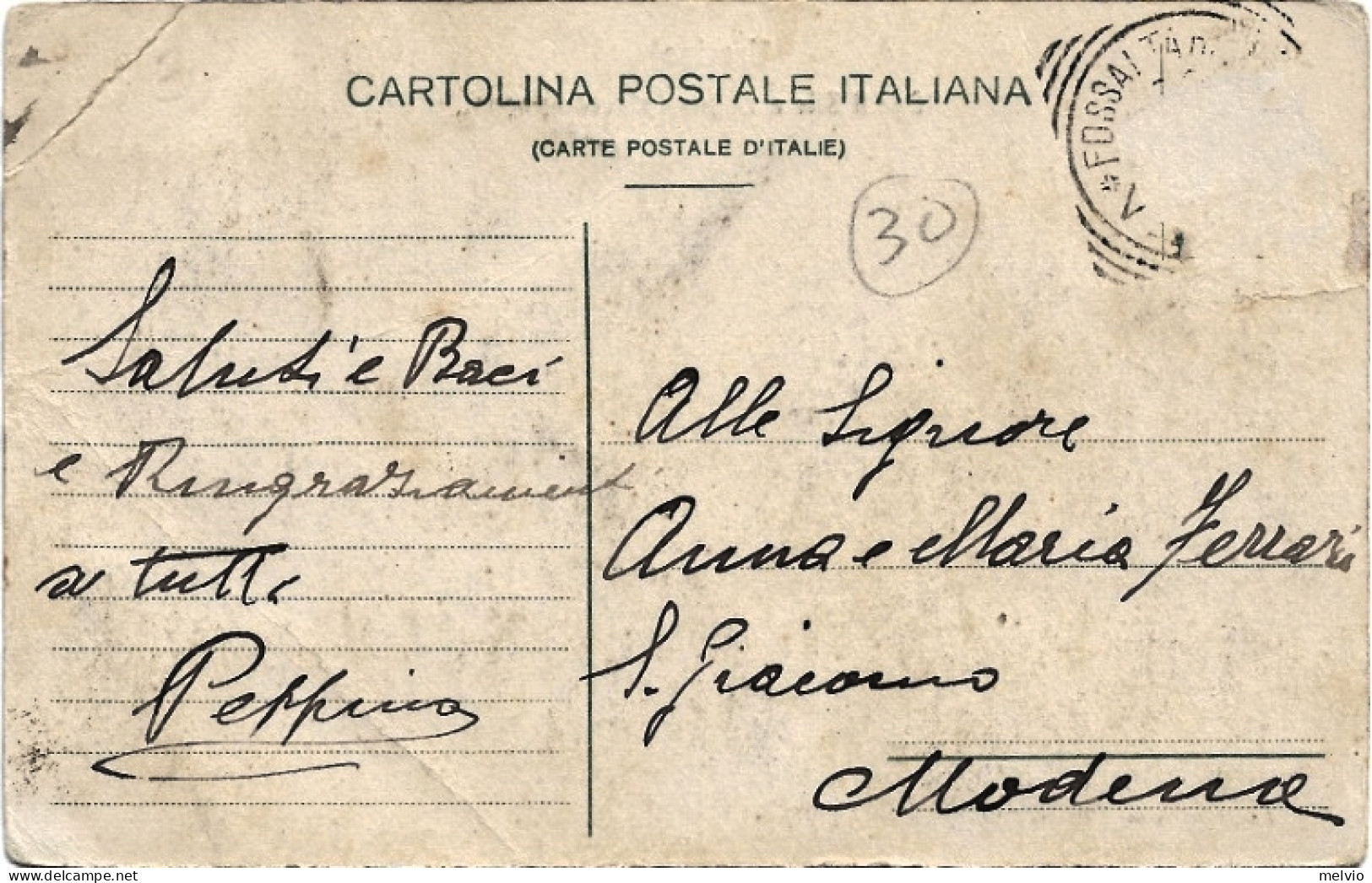 1900circa-Treviso "Ove Il Sile A Cagnan S'accompagna" - Treviso