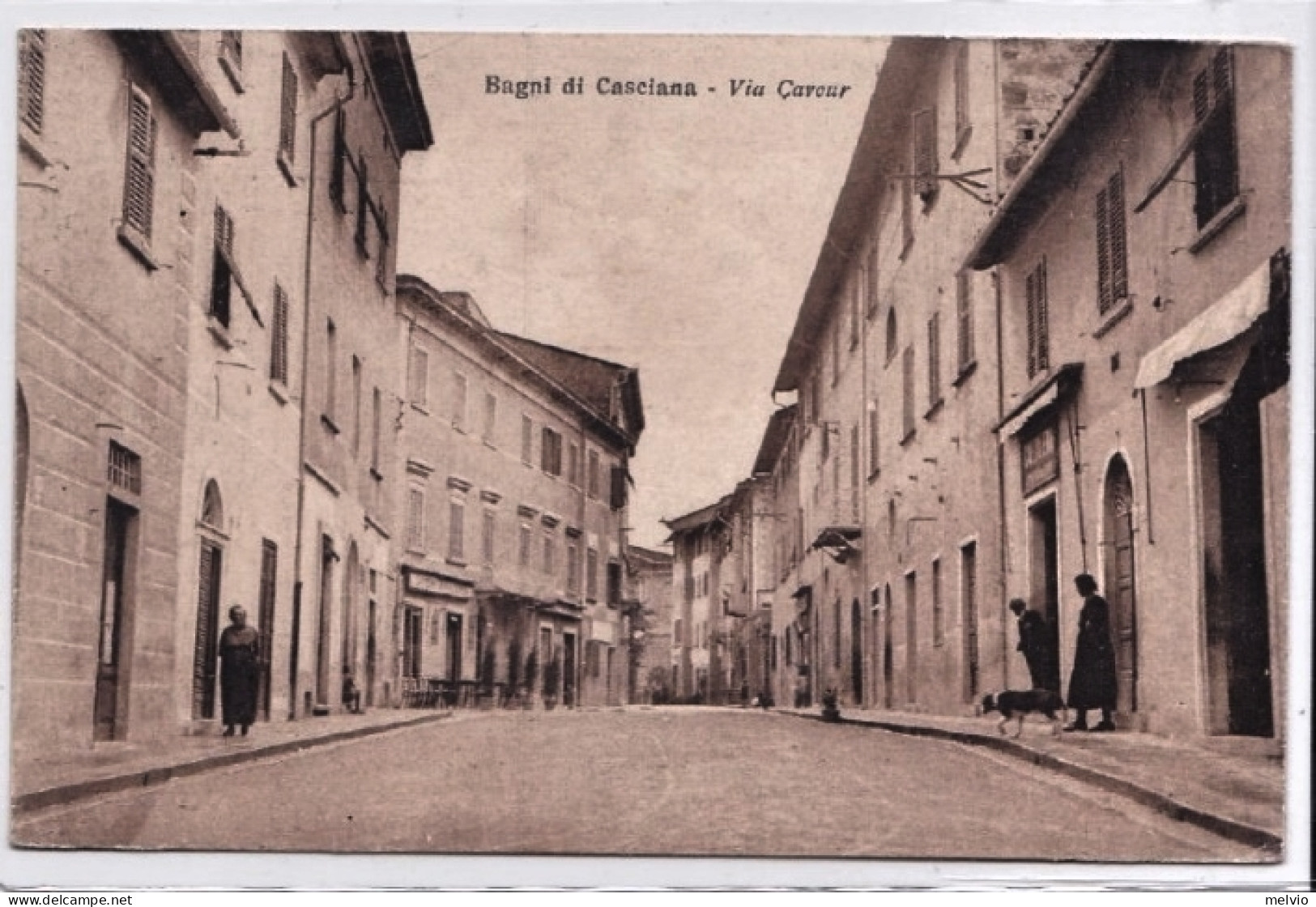 1927-Bagni Di Casciana (Pisa) Via Cavour - Pisa