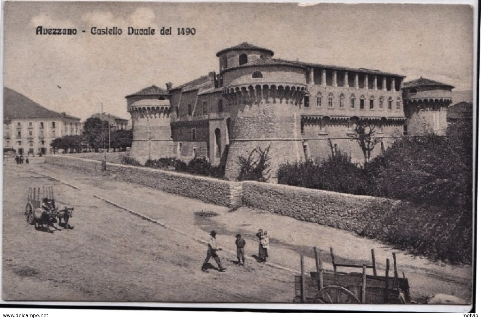 1930-circa-Avezzano (Aquila) Castello Ducale Del 1490 - L'Aquila