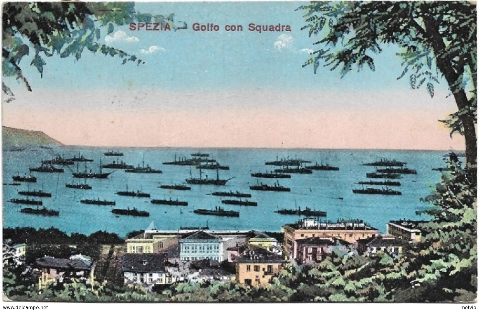 1919-La Spezia Golfo Con Squadra - La Spezia