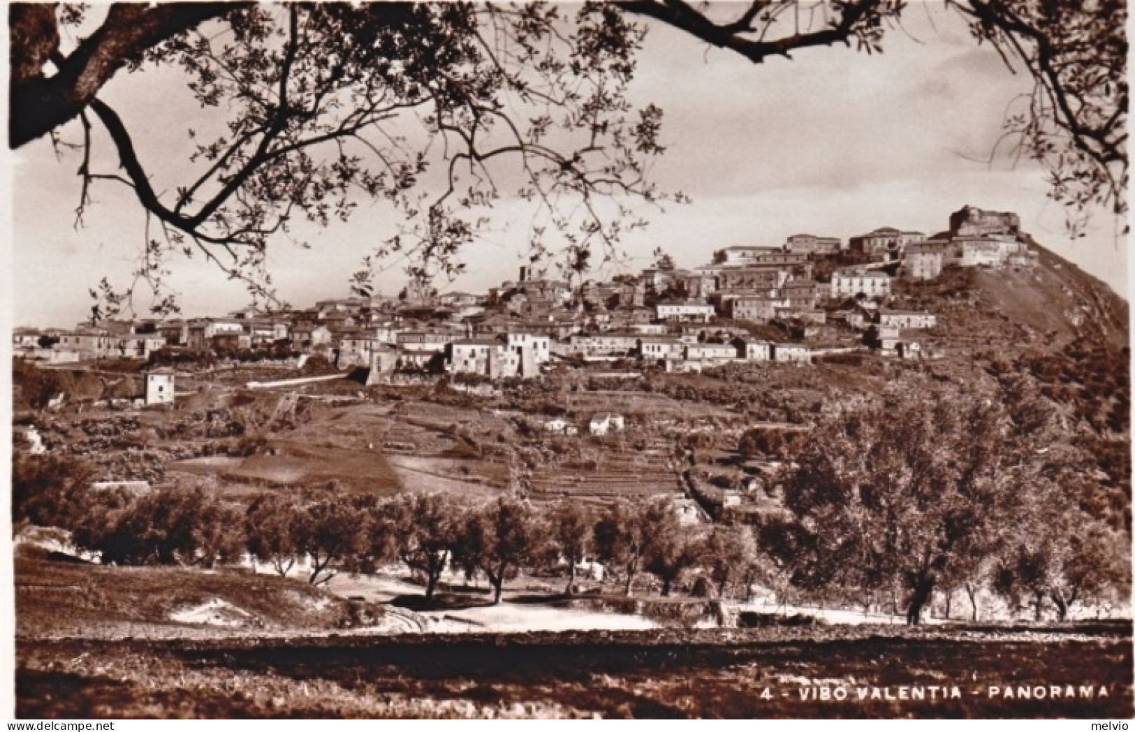 1936-Vibo Valentia, Panorama Della Cittadina, Viaggiata - Vibo Valentia