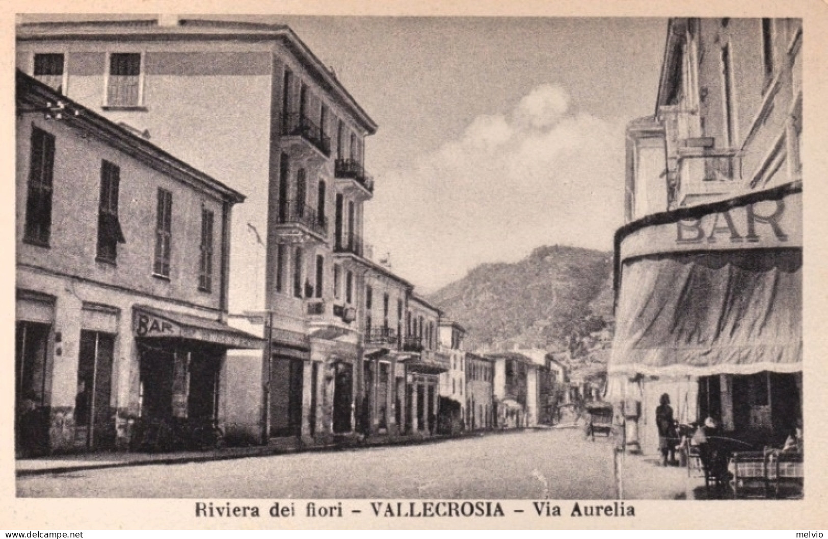1925ca.-Vallecrosia, Imperia, La Riviera Dei Fiori, Via Aurelia, Non Viaggiata - Imperia