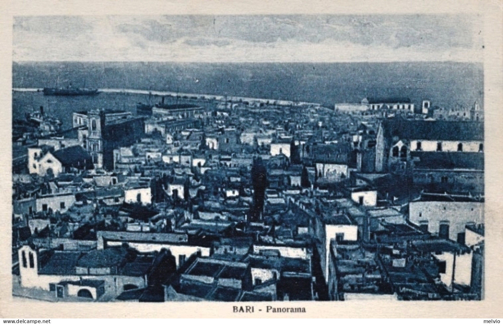 1925ca.-Bari, Panorama Della Citta', Non Viaggiata - Bari