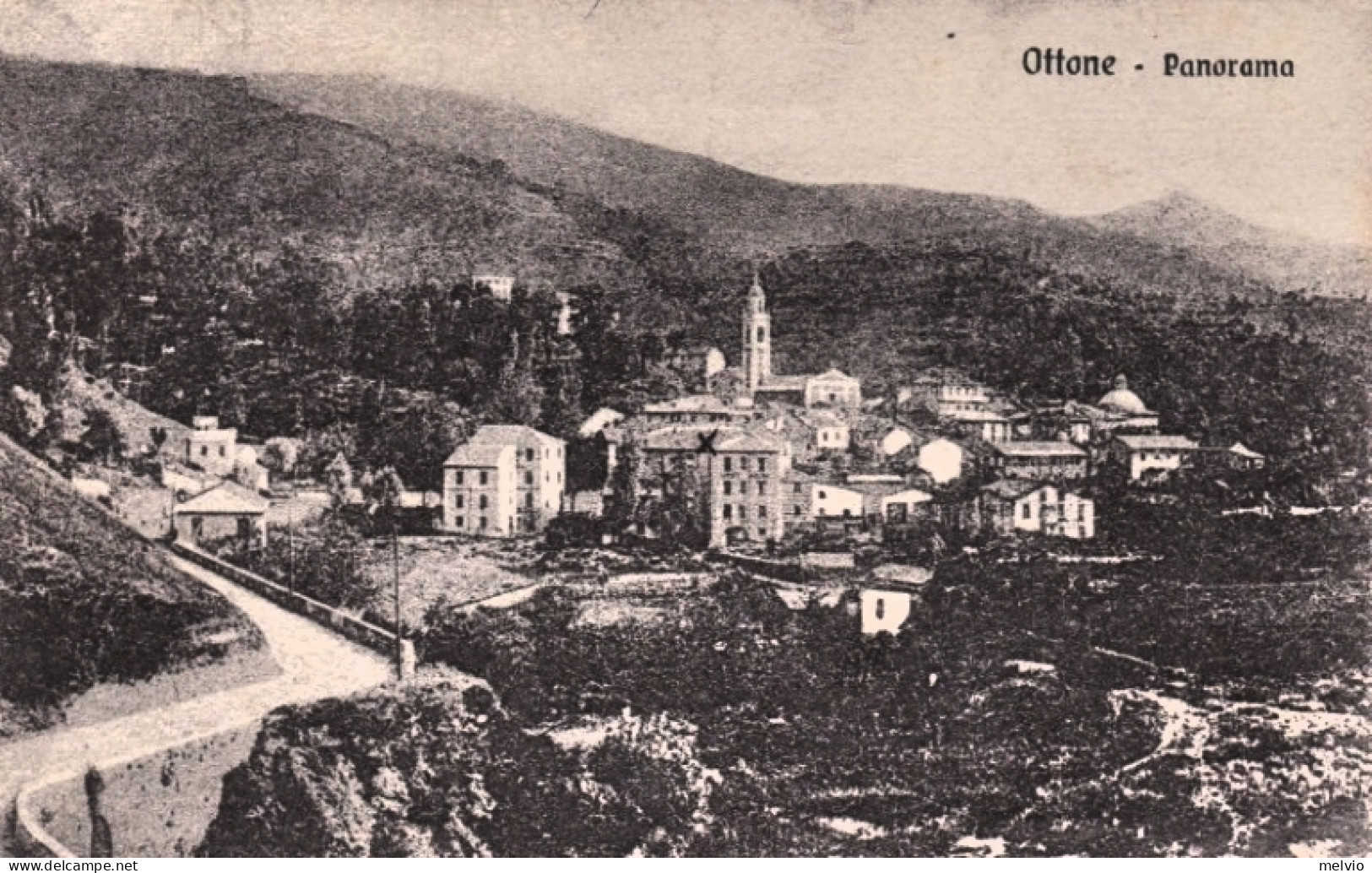 1921-Ottone, Piacenza, Panorama Della Cittadina, Viaggiata - Piacenza