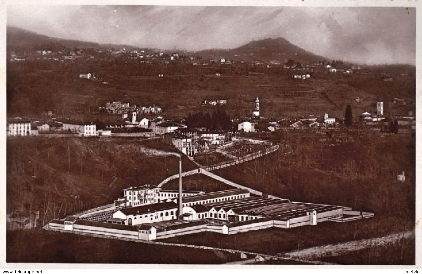 1925ca.Occhieppo Superiore, Biella, Veduta Lanificio Erminio Torello, Non Viaggi - Biella