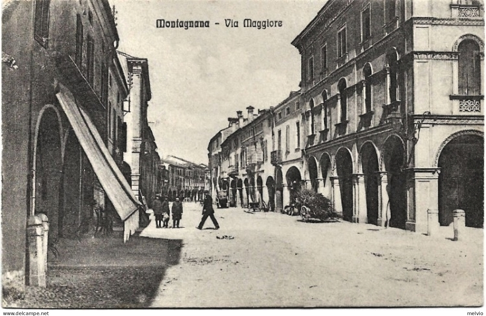 1917-Padova Montagnana Via Maggiore - Padova