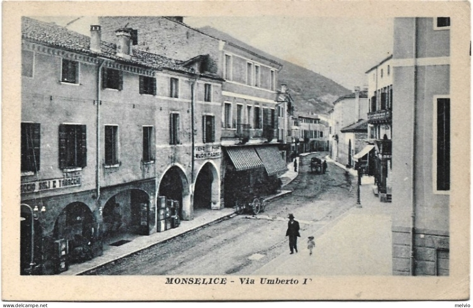 1916-Padova Monselice Via Umberto I - Padova (Padua)
