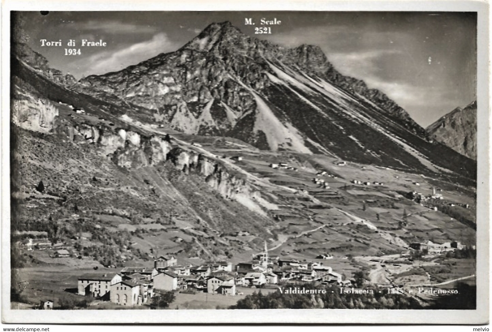 1940circa-Sondrio Valdidentro Isolaccia E Pedenosso - Sondrio