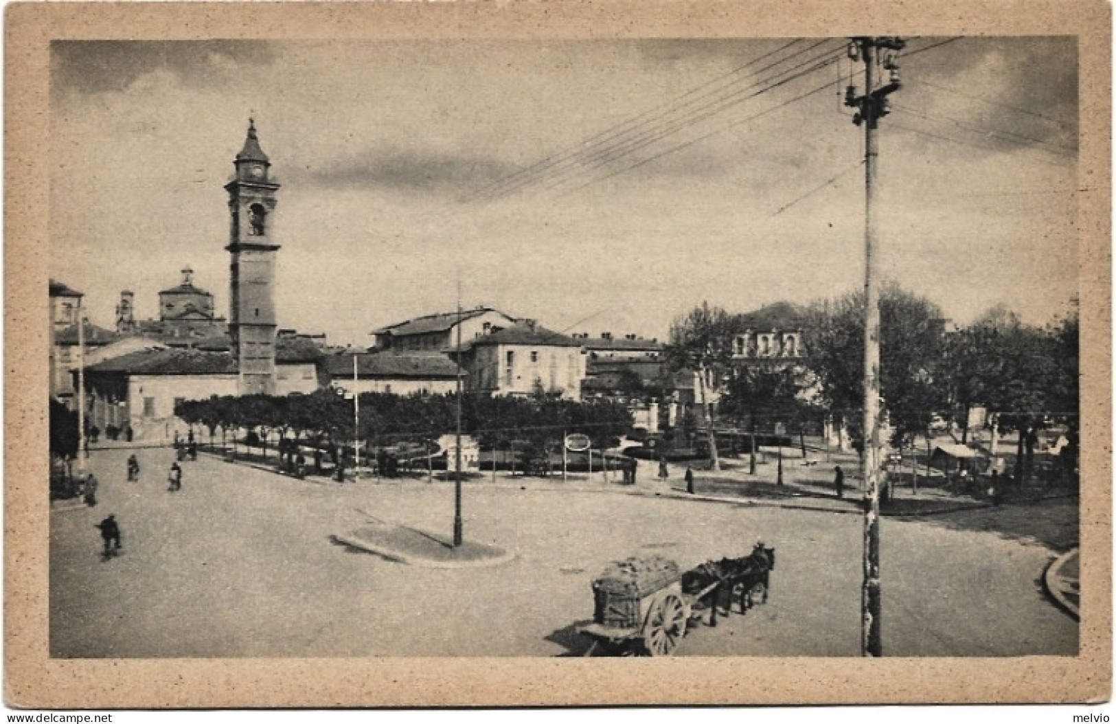 1920circa-Voghera Piazza Meardi E Via Emilia - Pavia