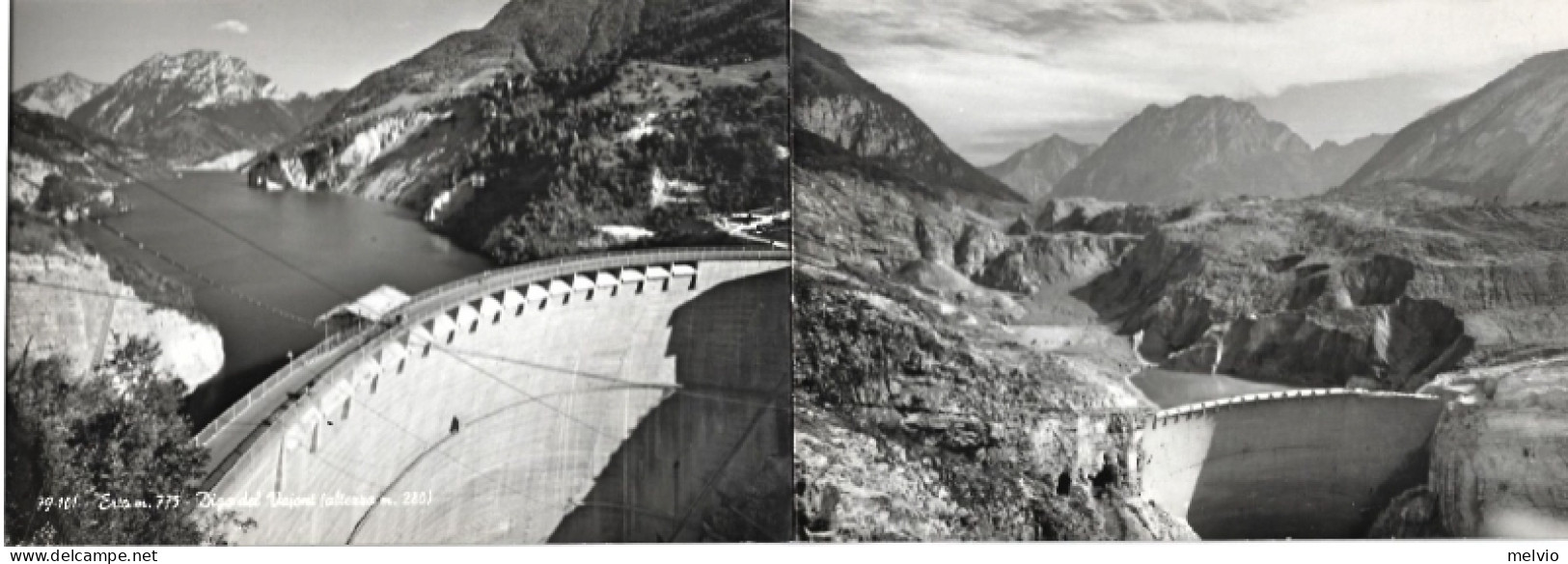 1963-Ricordo Di Longarone Vera Fotografia Diga Del Vaiont Dopo Il Disastro Della - Belluno