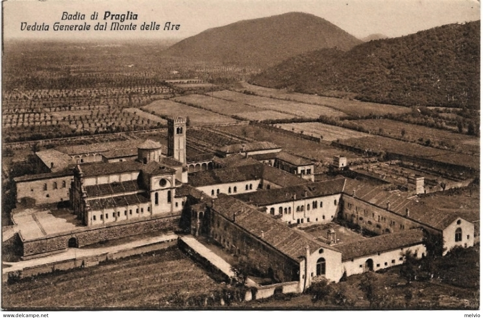 1930circa-Padova Badia Di Praglia Veduta Dal Monte Delle Are - Padova