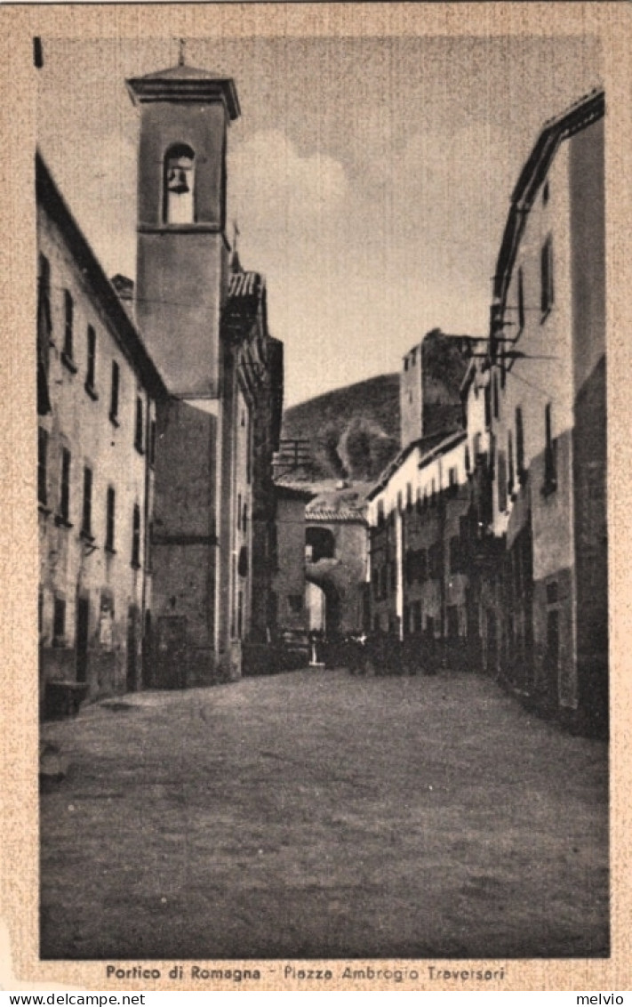 1920-ca.-Portico Di Romagna Forli', Piazza Ambrogio Traversari - Forli