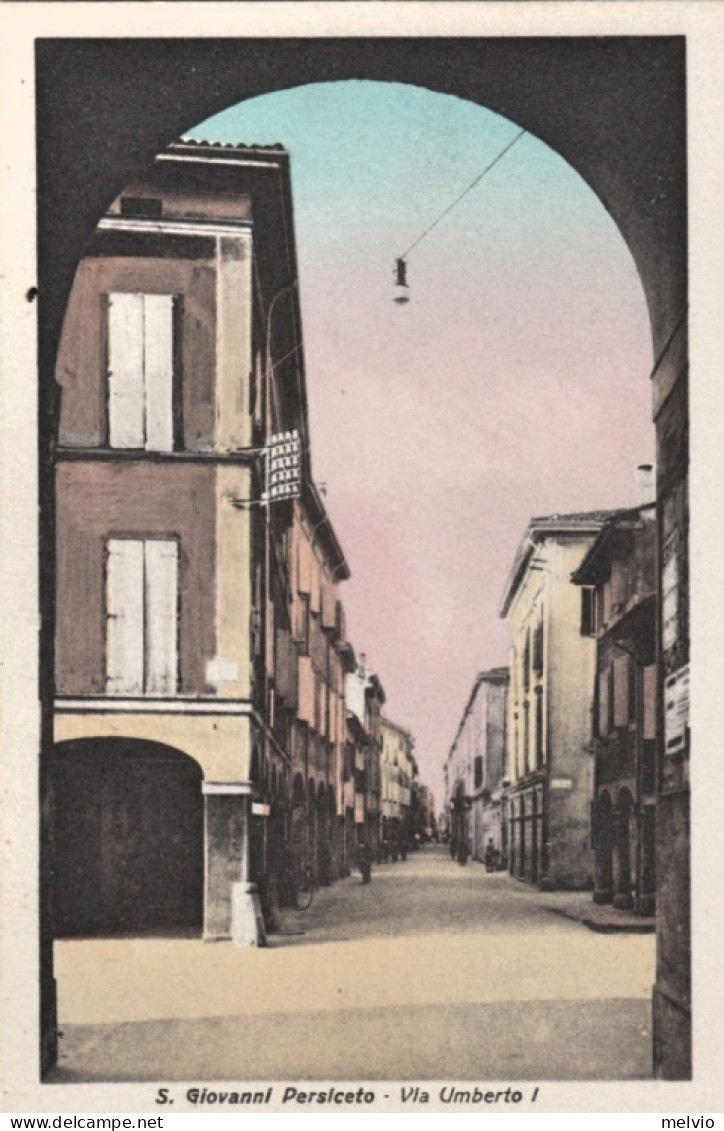 1920-ca.-San Giovanni Persiceto Bologna, Via Umberto I - Bologna