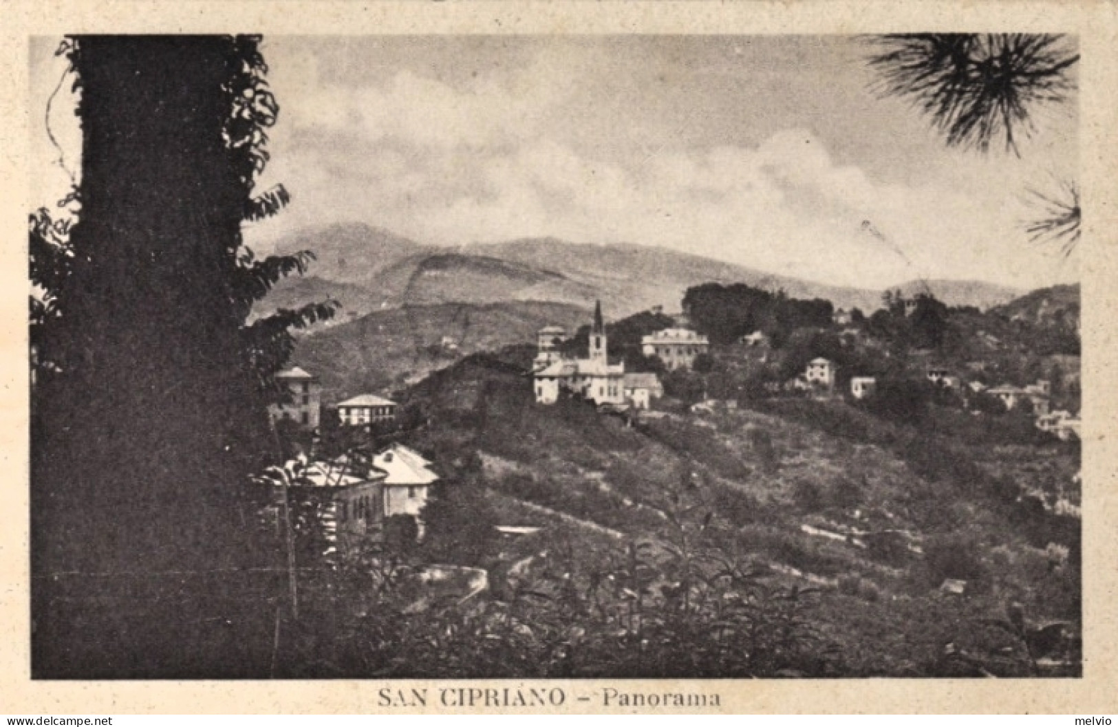 1920-ca.-San Cipriano Pavia, Panorama - Pavia