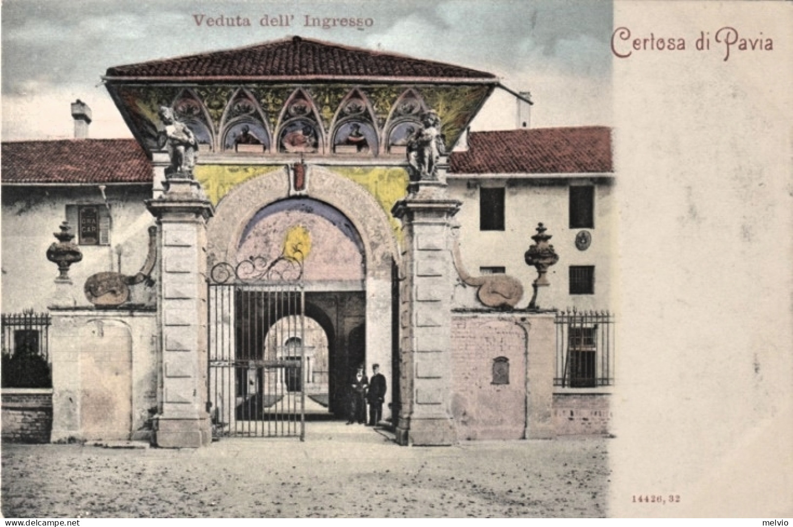 1904-ca.-Pavia, Veduta Dell'Ingresso Della Certosa Di Pavia, Non Viaggiata - Pavia