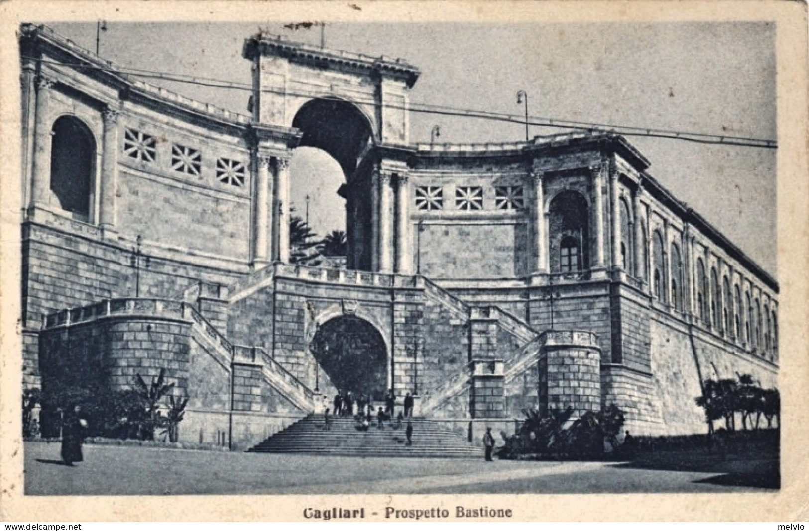 1923-Cagliari, Prospetto Bastione, Viaggiata - Cagliari