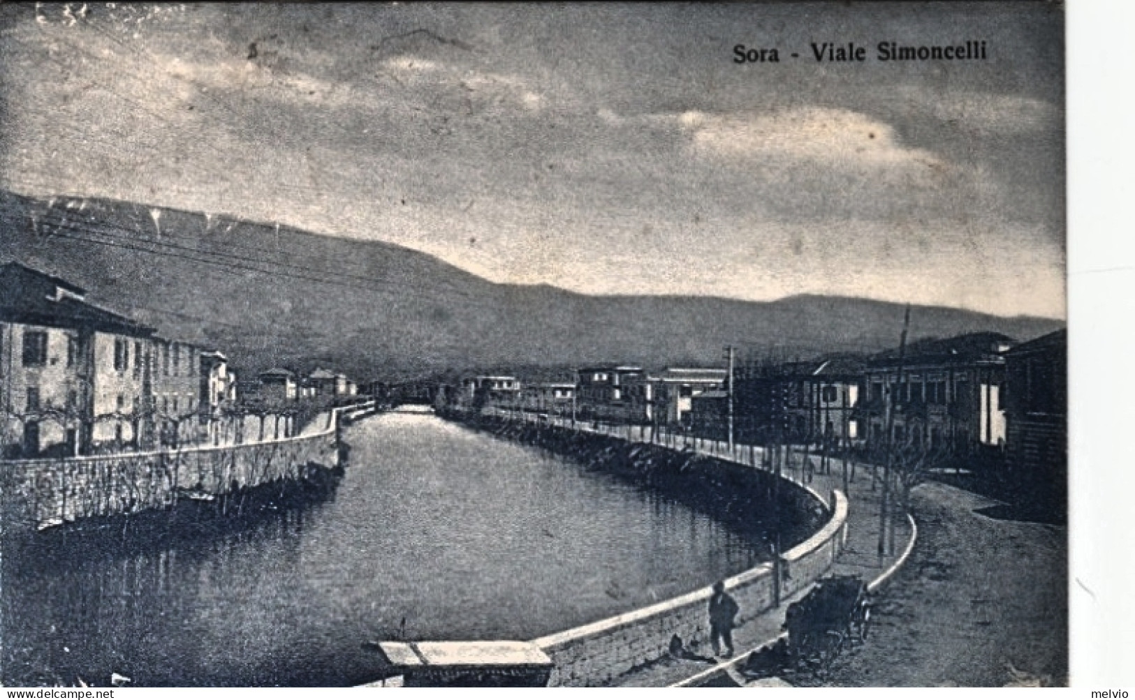 1920-ca.-Sora Frosinone, Viale Simoncelli, Viaggiata - Frosinone