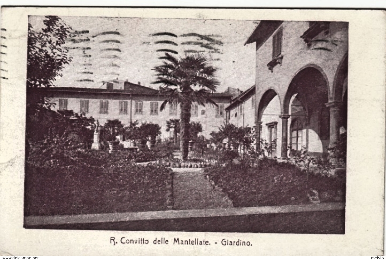 1925-Firenze, Giardino Del Convitto Delle Mantellate, Viaggiata - Firenze (Florence)