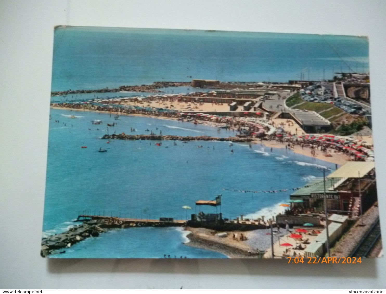 Cartolina Viaggiata "SANREMO  La Spiaggia" 1964 - San Remo