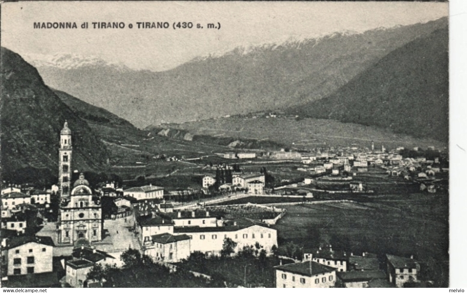 1930-ca.-Tirano Sondrio, Panorama - Sondrio